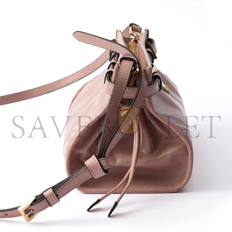 PRADA BONNIE SMALL LEATHER SHOULDER BAG 1BH215 (26*14*12cm)